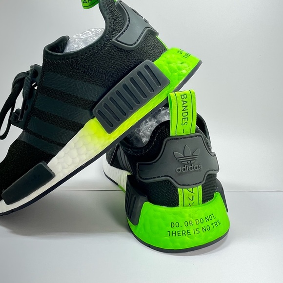 ADIDAS BOOST NMD STAR WARS YODA  SHOES SIZE 4.5 - Picture 5 of 11